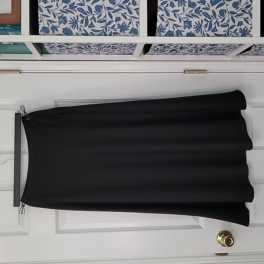 Black Sparkly Long Skirt  A-Line, size 4